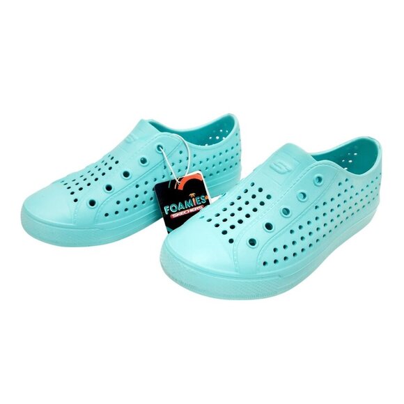 Skechers Foamies Mint Perforated Slip-On Shoes kids Lightweight size 2 - Picture 9 of 15